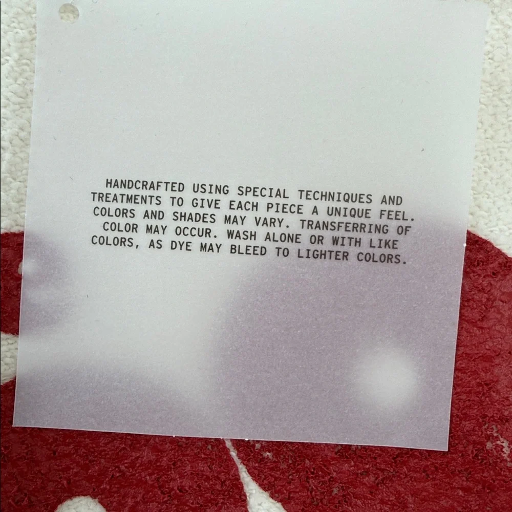 Daydreamer Cream and Red Graphic Sweatshirt Anthropologie Size Small NWT - Picture 8 of 9